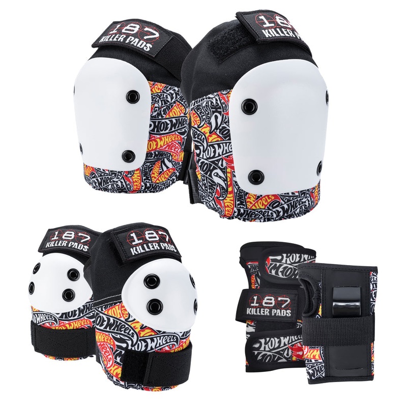187 KILLER PADS ADULT HOT WHEELS SIX PACK PAD SET X-SMALL