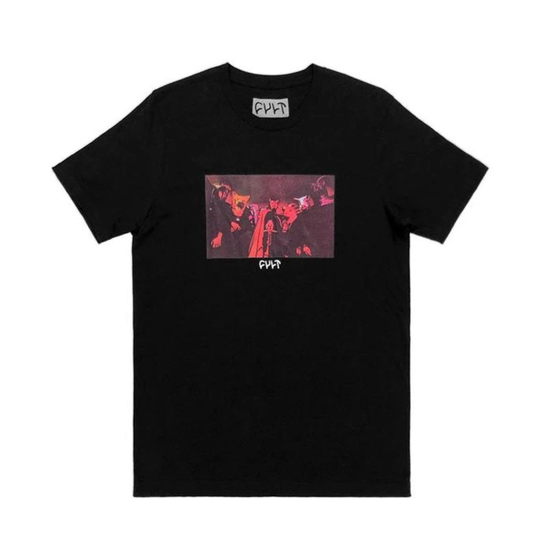 Cult BMX Scary Masks Tee – Black Small Black