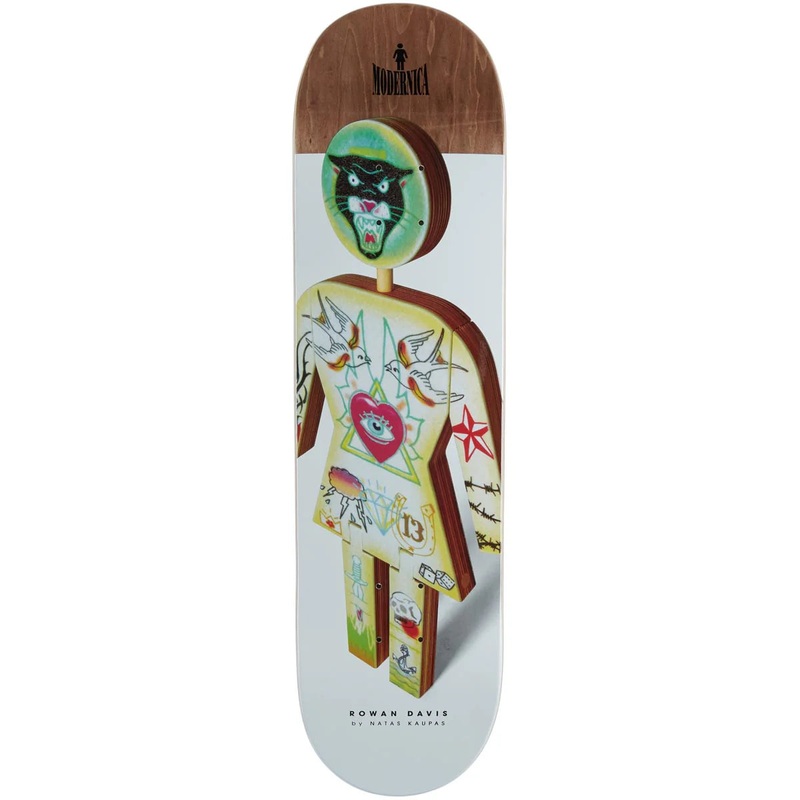 Girl Davis Modernica Skateboard Deck 8.12