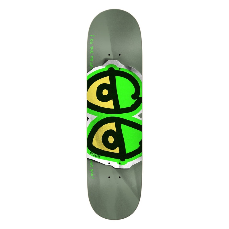 Krooked DBX Eyes Full SE Deck 8.25″ Light Green Full SE