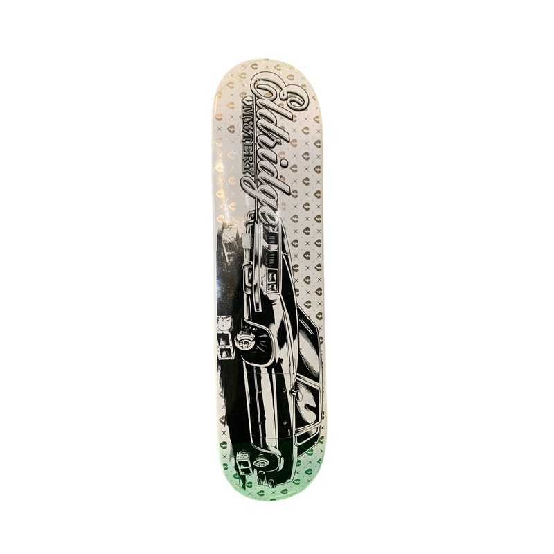 Mystery Pete Eldridge Stripped Wheels 7.5″ Classic Skateboard Deck