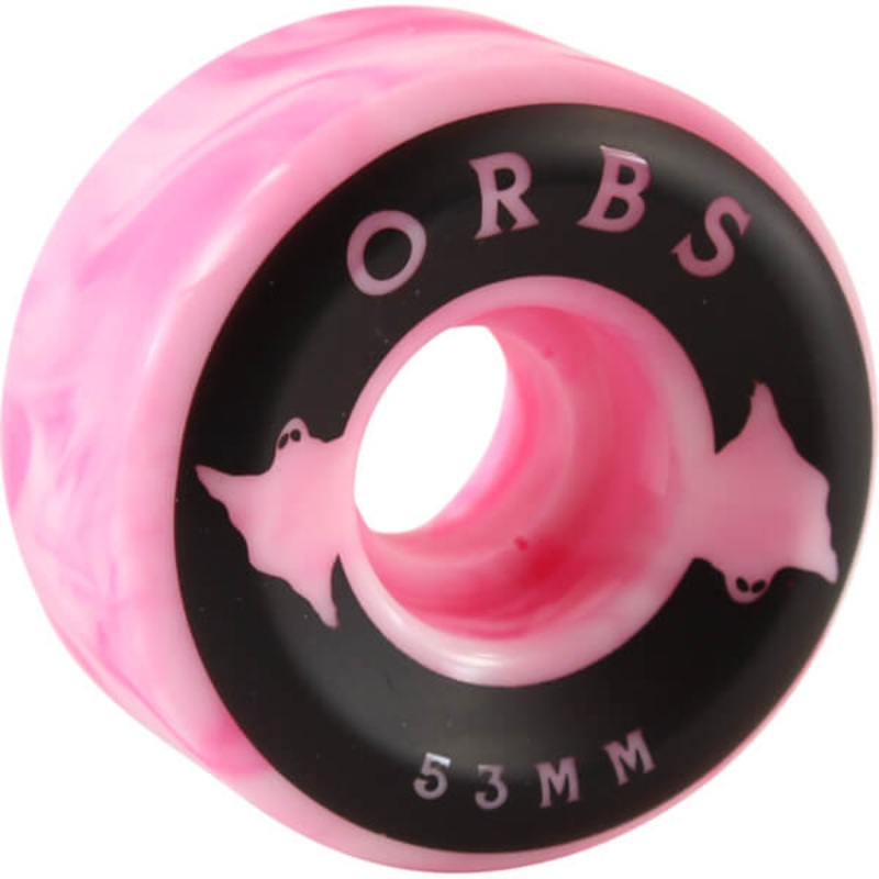 ORBS WHEELS – SPECTERS 99A (53MM) SWIRLS PINK/WHITE 53MM