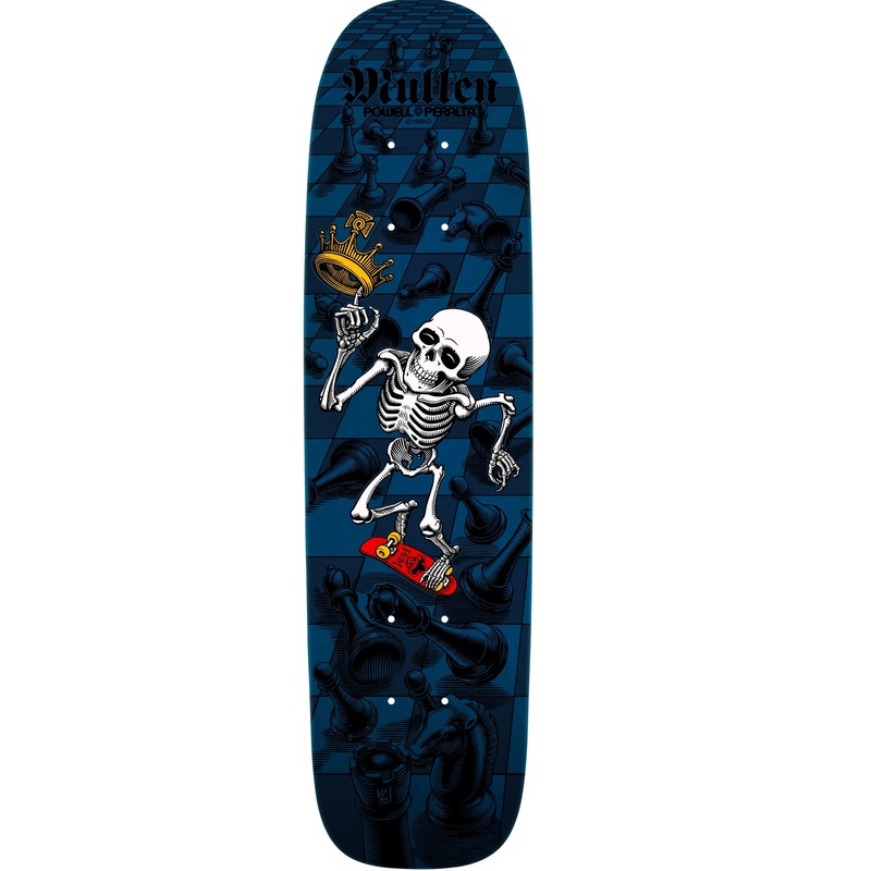Powell Peralta Bones Brigade Series 15 Mullen Reissue Deck – 7.40 Blue
