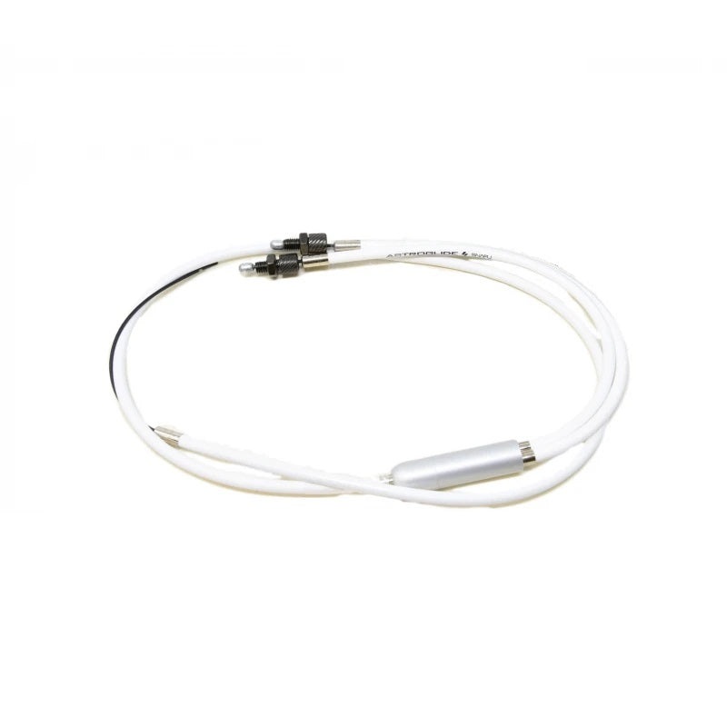 Snafu BMX Astrolglide Lower Y Cables – White