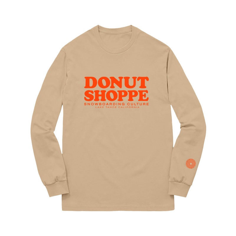 STACKED LAKE TAHOE LONG SLEEVE T-SHIRT TAN Tan Small