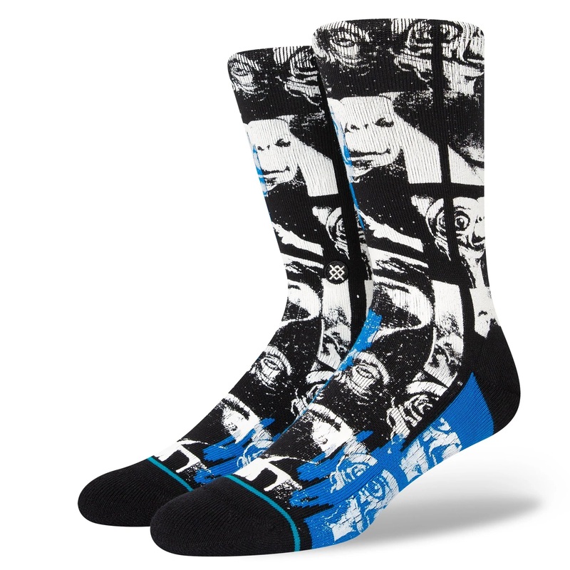 Stance E.T. Phone Home Crew Socks – Black M