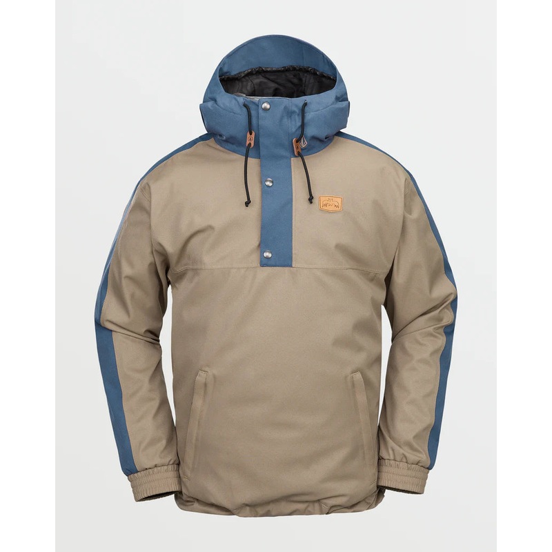 Volcom Men’s Longo 20K Pullover Chestnut Brown Small