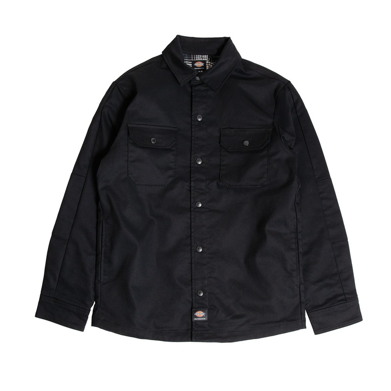 Dickies Skateboarding Mike Anderson Lined Shirt Jacket M Black