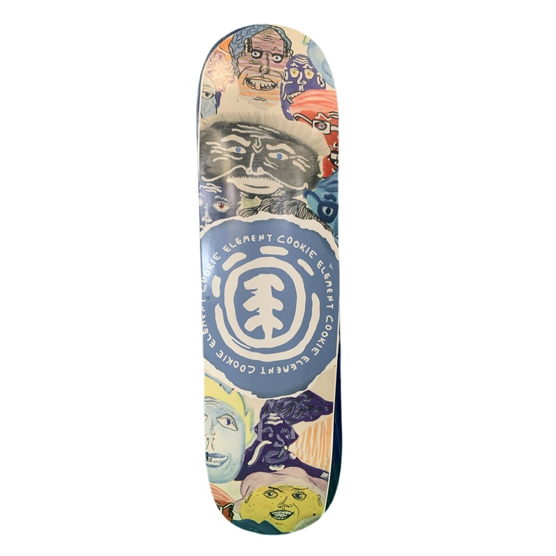 Element Chris Cookie Colburn Faces 8.4″ Classic Skateboards Deck