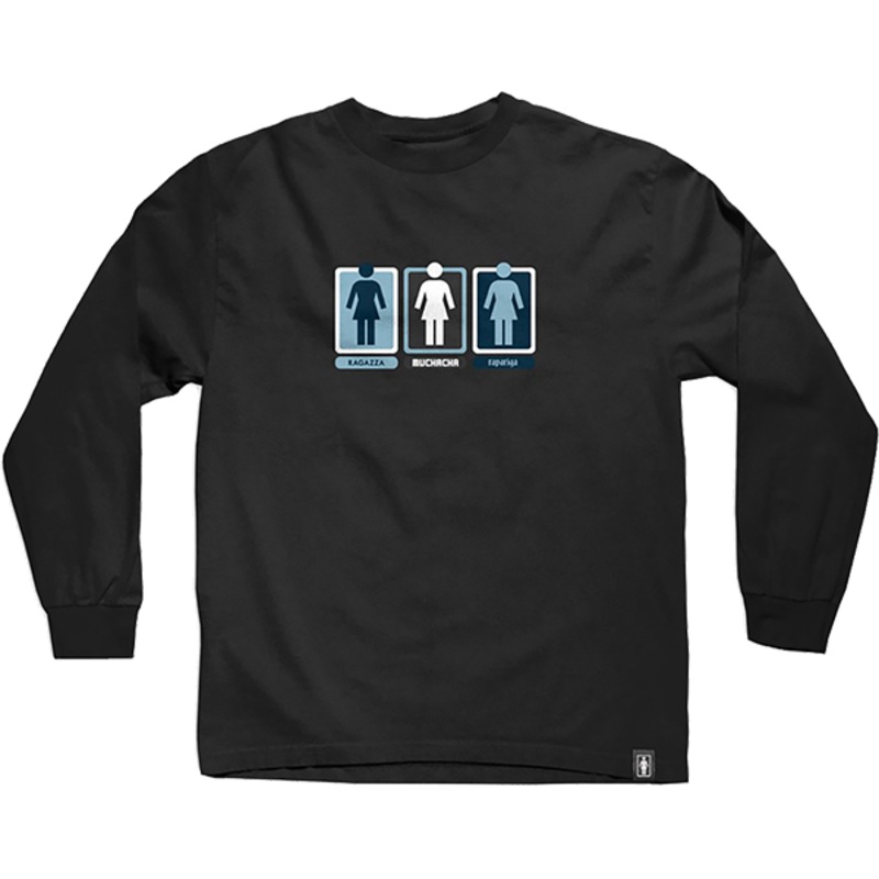 GIRL TRIPLE OG L/S BLACK S