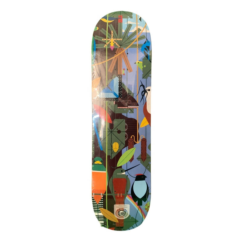 Habitat Charley Harper Monteverde Bamboo 8.25″ Classic Skateboard Deck