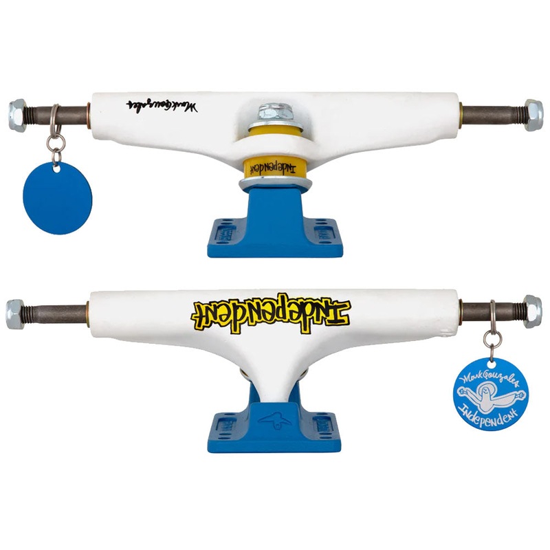INDEPENDENT TRUCKS MARK GONZALES STAGE 4 WHITE/BLUE 146