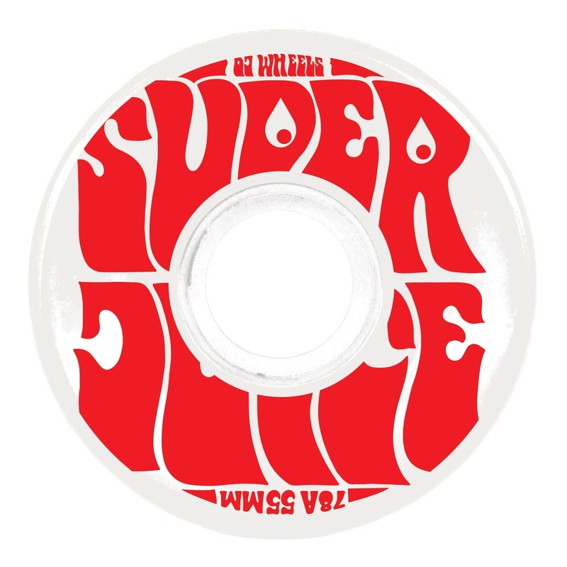 OJ Wheels Super Juice Mini 55mm 78a – White/Red (Set of 4)