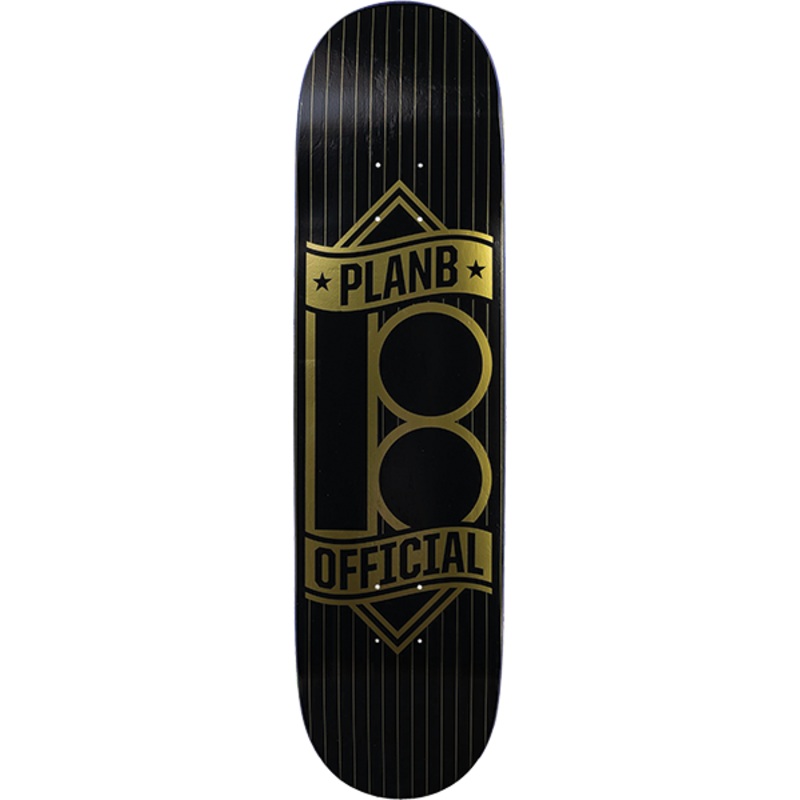 PLAN B BANNER DECK 8.0″ GOLD