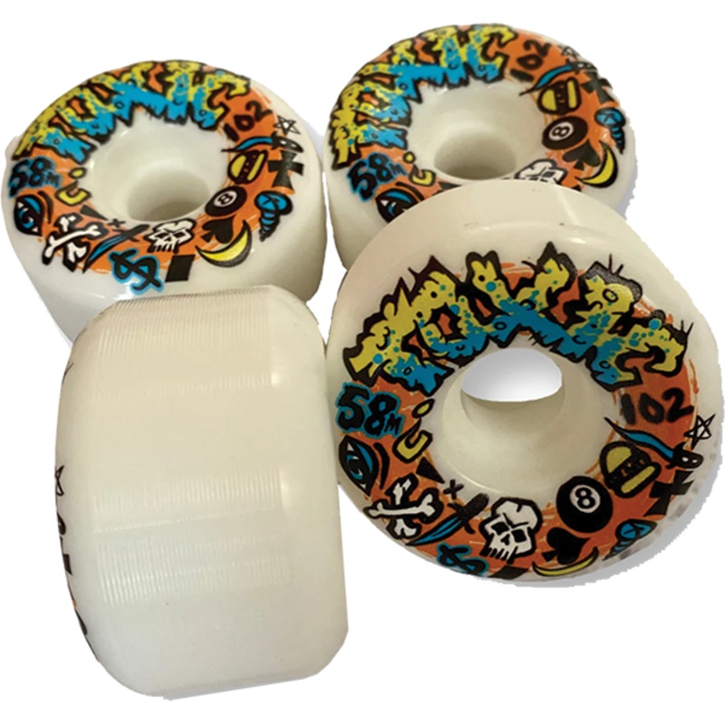 TOXIC TEAM SOLID BLACK 58mm 102A