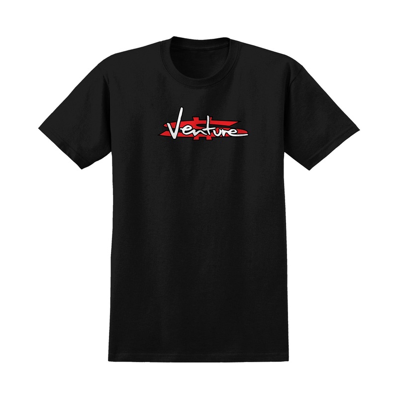 Venture Paid T-Shirt S Black