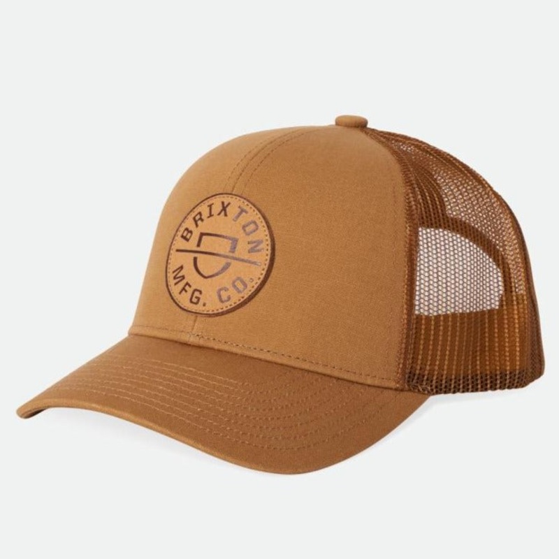 BRIXTON CREST X MP MESH CAP GOLDEN BROWN/GOLDEN BROWN