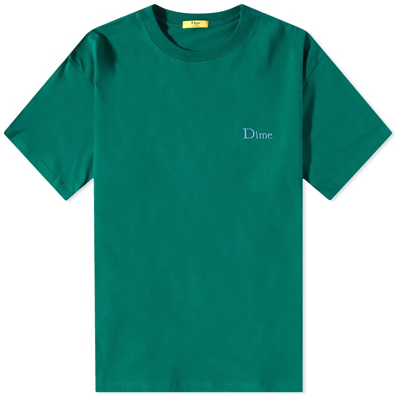 Dime Classic Small Logo Tee Rainforest Medium
