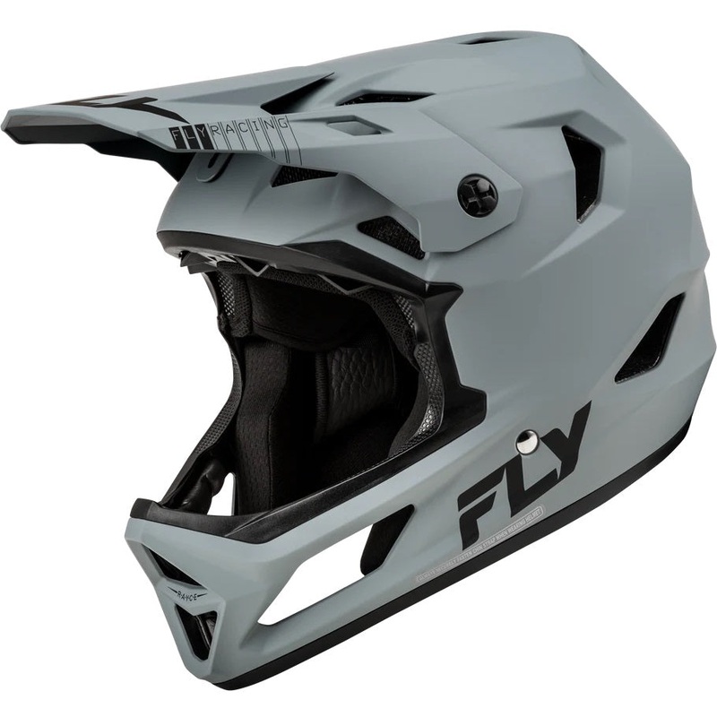 Fly Racing Rayce (2024) Full Face Helmet – Matte Grey X-Small
