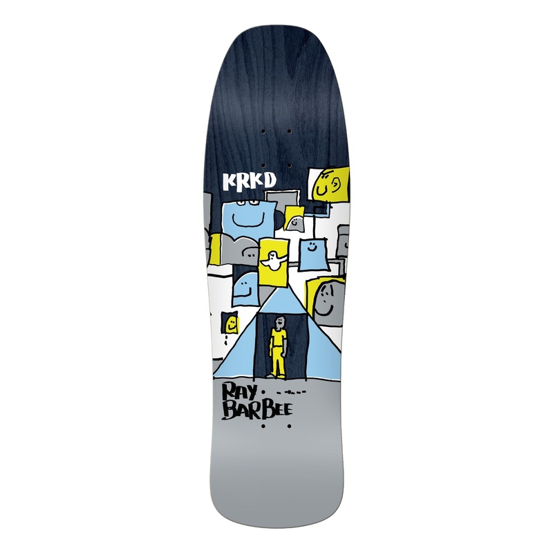 KROOKED DECK – BARBEE TRIFECTA  (9.5″) 9.5″