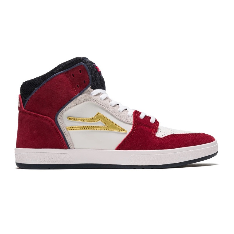 Lakai Shoes Telford – Red/Navy Suede 8.5 Red
