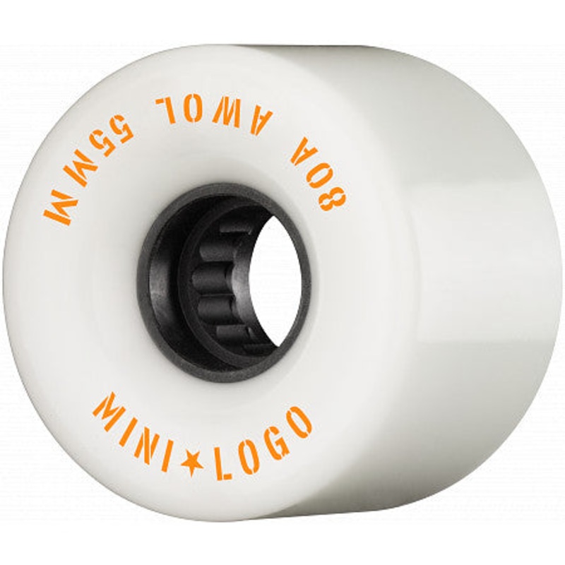 MINI LOGO WHEELS – AWOL A-CUT 80A (55MM/59MM) WHITE 55MM