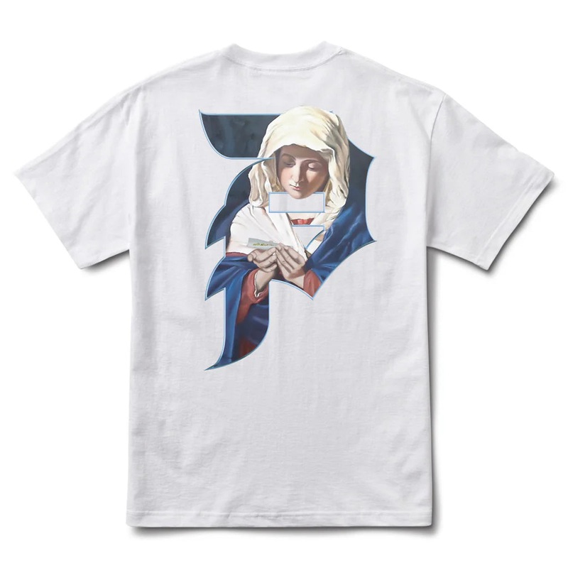 Primitive Roller White Heavyweight S/s Shirt S