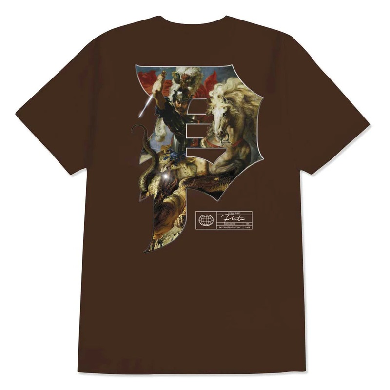 Primitive Victory Brown S/s Shirt S