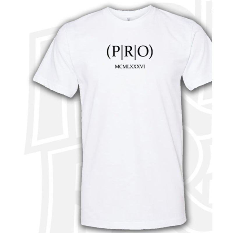 Pro Skates Font T-Shirt – White Small