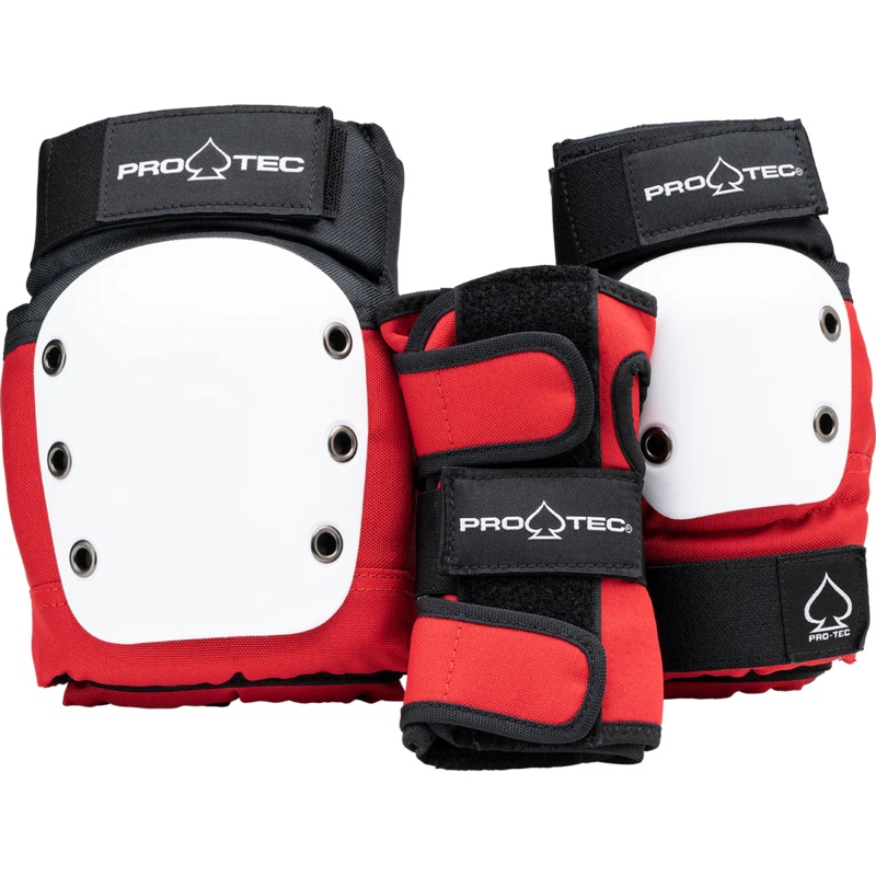 ProTec Street Junior 3-pack Red, White & Black Youth Pads YS