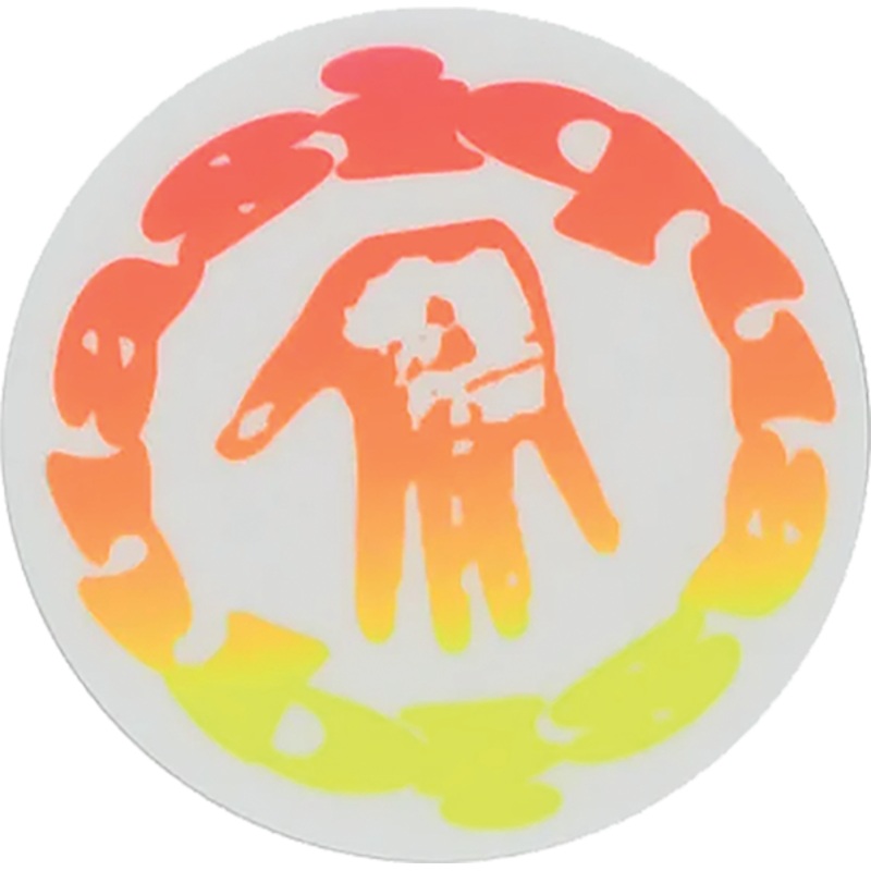 QUASI ARTIFACT STICKER SINGLE FADE ORG/YEL
