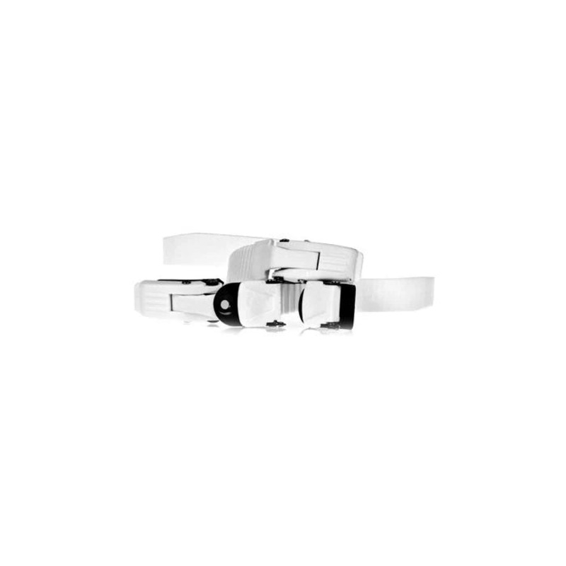 Razors Plastic Skate Buckles – White