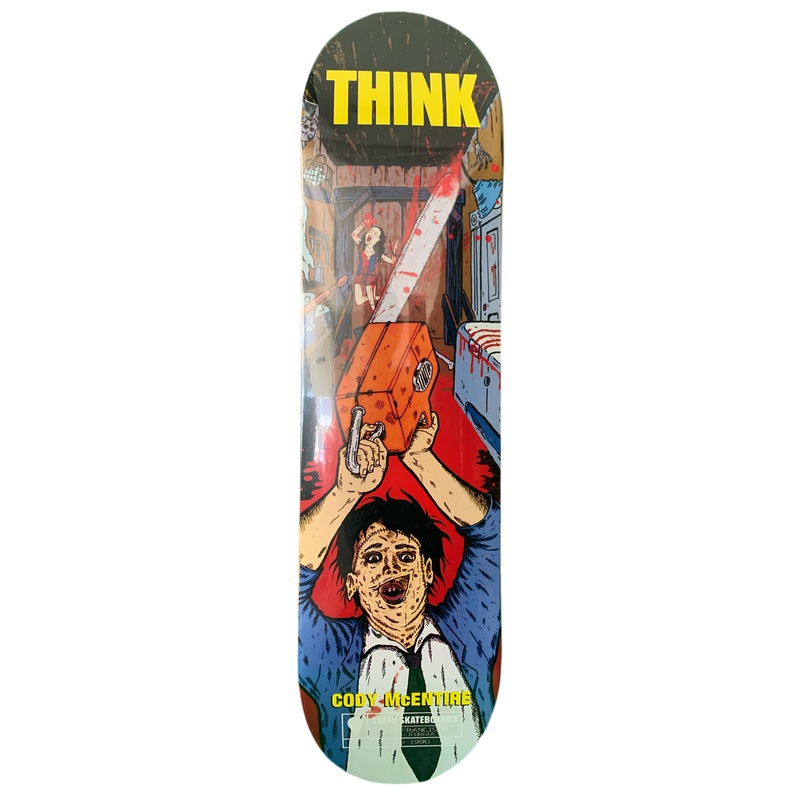 Think Cody McEntire Texas Chainsaw Massacre 8″ Classic Skateboard Deck
