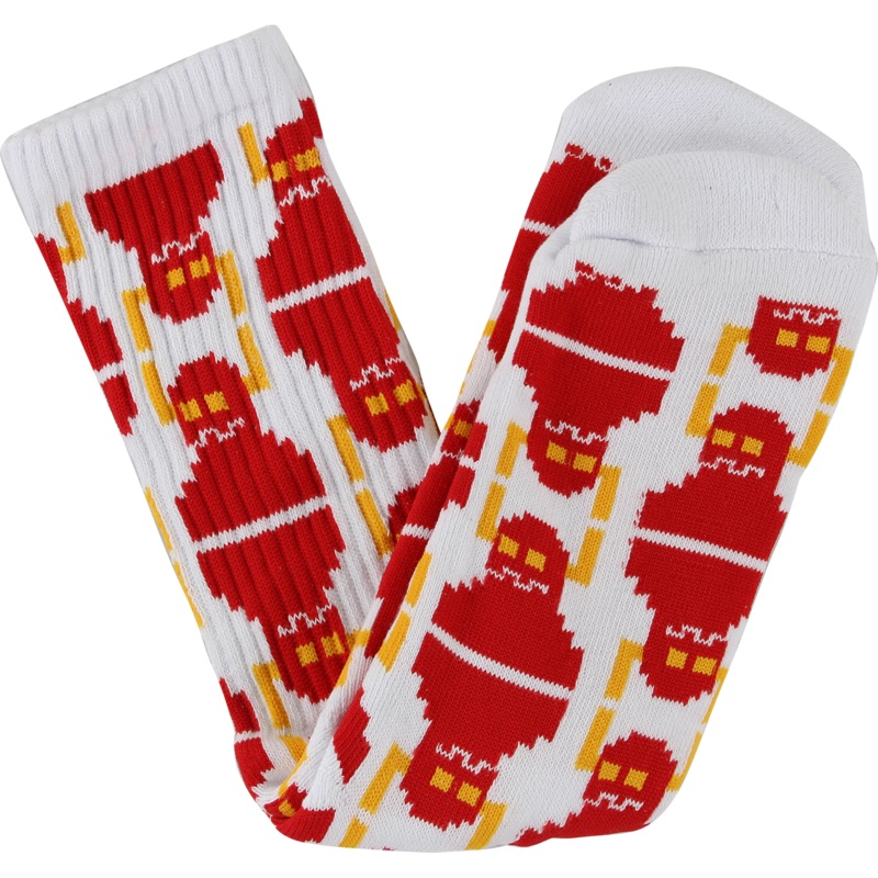 TOY MACHINE SOCKS DIGI MONSTER WHITE