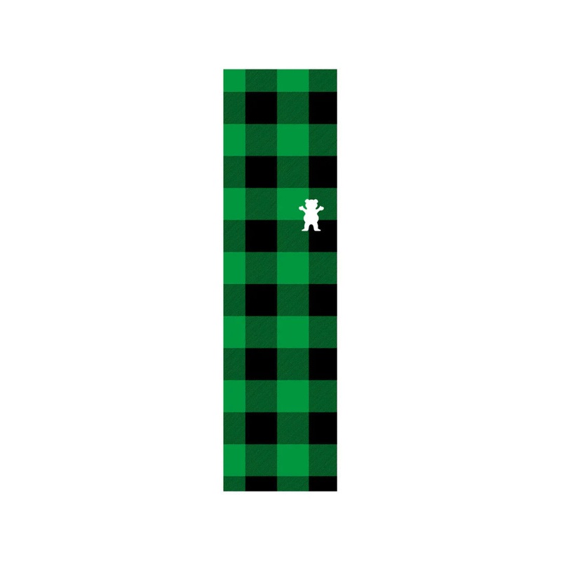 Grizzly Griptape Lumberjack Plaid Single Sheet – Green
