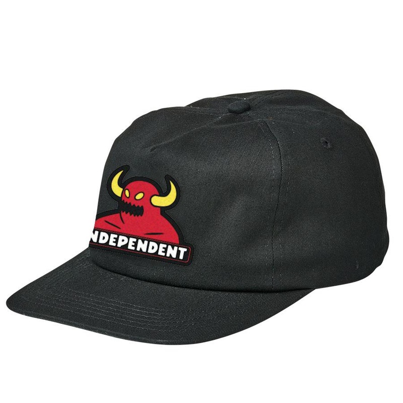 INDEPENDENT X TOY MACHINE SNAPBACK BAR BLACK