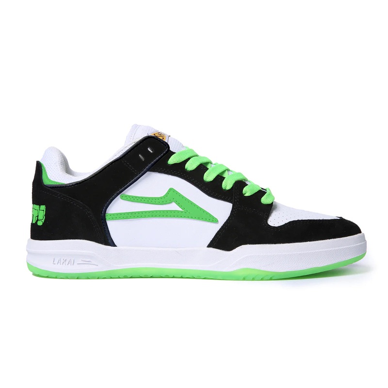 Lakai Shoes Telford Low SMU – Black/White Suede 7 Black