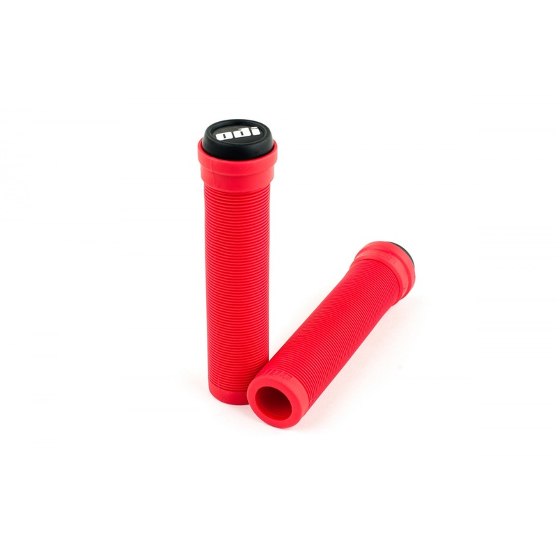 ODI Longneck Soft Flangeless Grips 135mm – Red