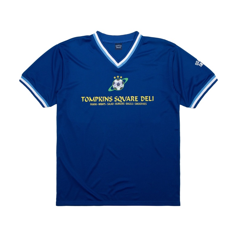 Quarter Snacks Deli Squad Soccer Jersey – Royal Small