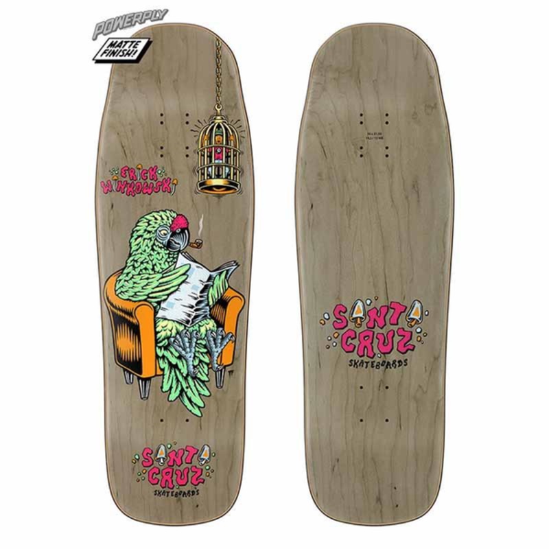 SANTA CRUZ SHAPED WINKOWSKI BIRDCAGE DECK (10″ x 31.6″) 10″