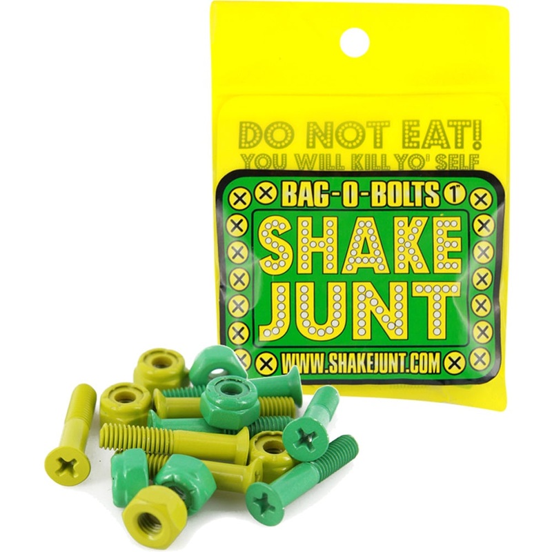 Shake Junt Bag-O-Bolts 1″ Phillips – Green/Yellow