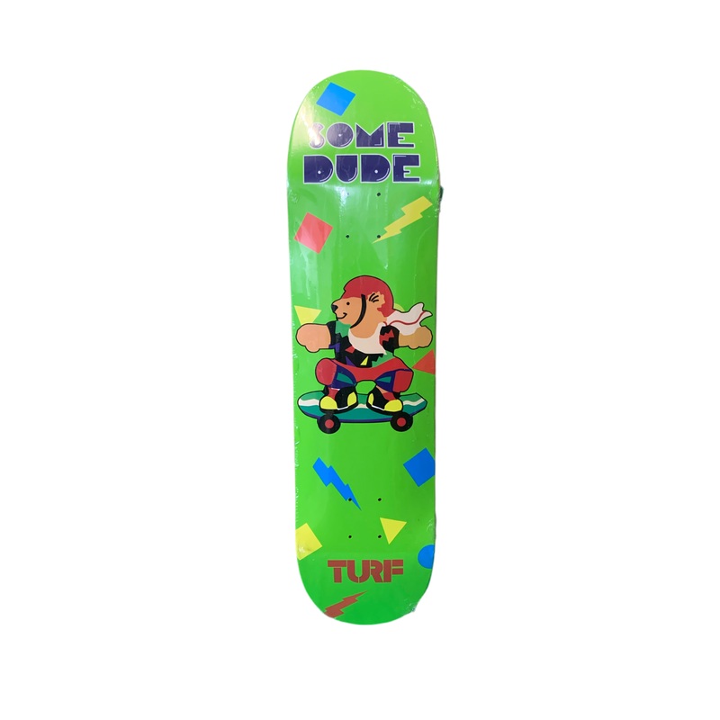 Turf Some Dude Skate Bear 8″ Classic Skateboard Deck