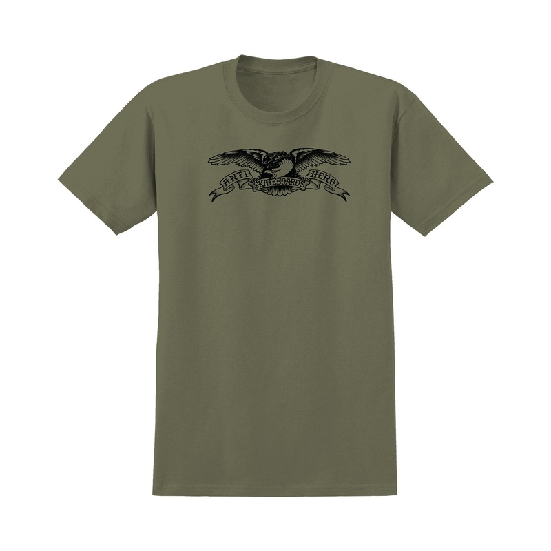 Antihero Basic Eagle T-Shirt S Dust/Black