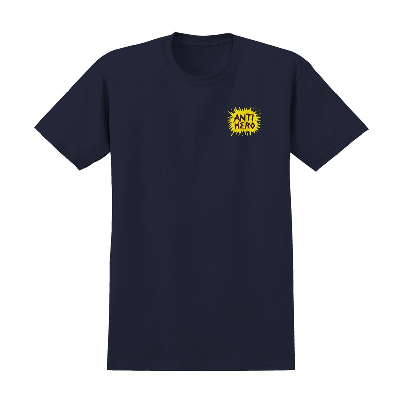 Antihero Curb Pigeon Pocket T-Shirt S Navy