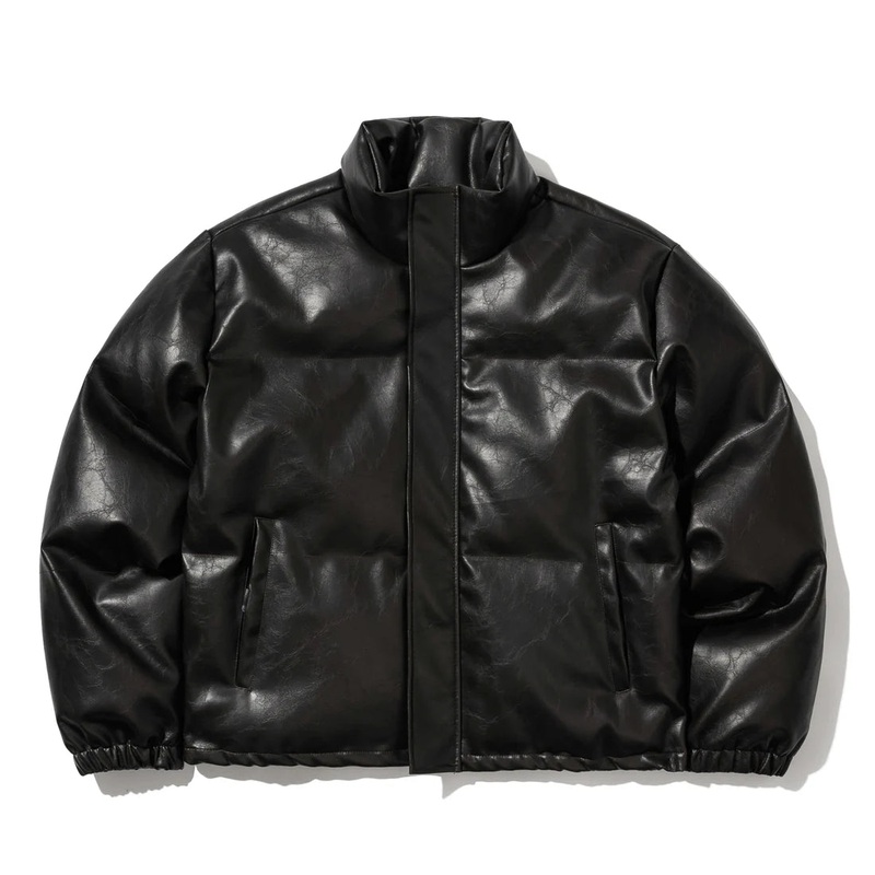 BSRabbit COMFY SHORT PADDING JUMPER VINTAGE LEATHER BROWN Medium