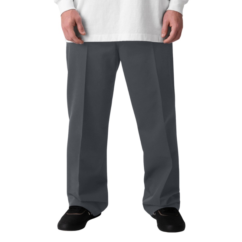 Dickies Jamie Foy Signature Loose Fit Straight Leg Pants – Charcoal Gray 28 30 Gray
