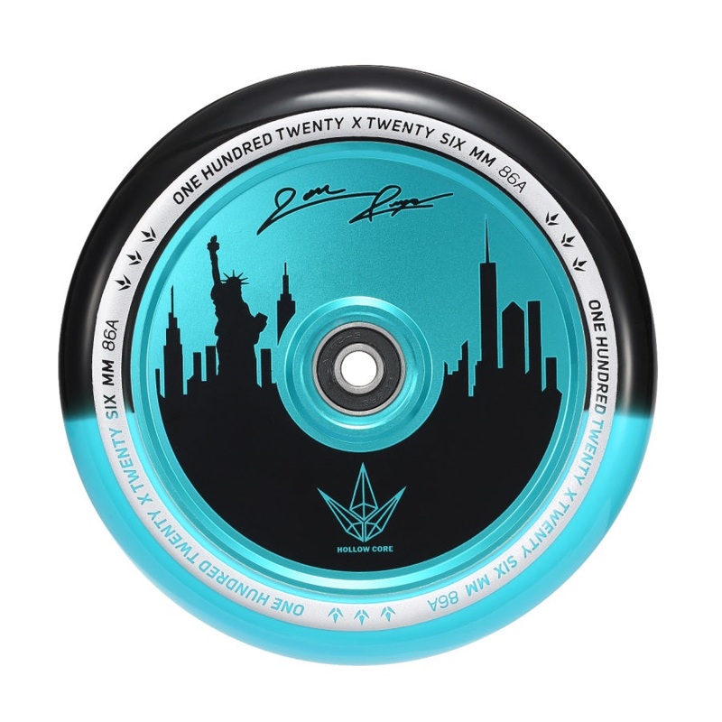 Envy Hollowcore Jon Reyes Signature Wheel 120mm – Black/Teal (Pair)