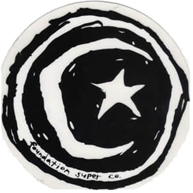 FOUND STAR & MOON 4 DECAL single