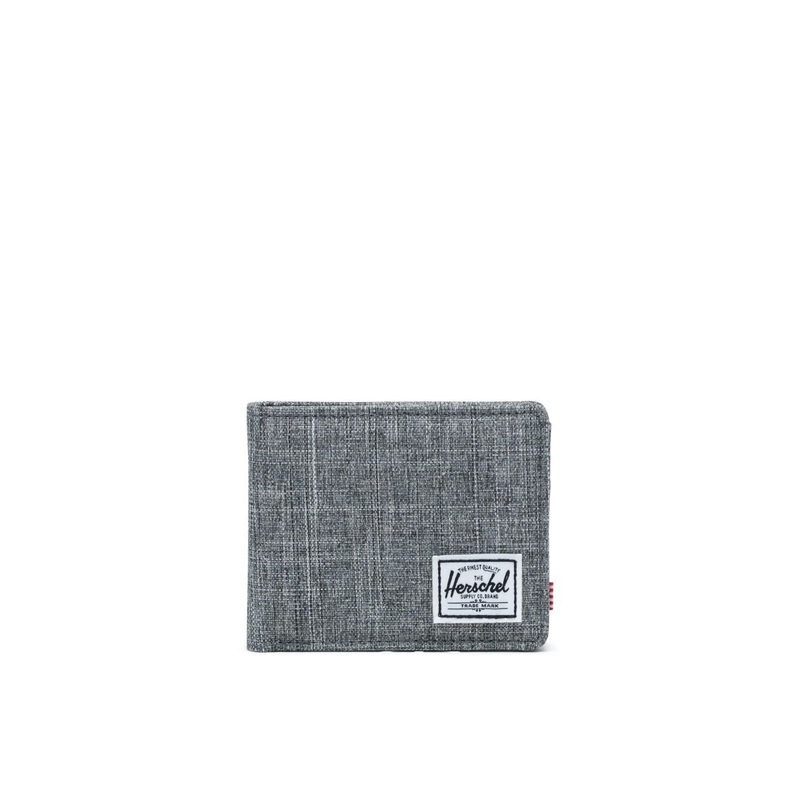 HERSCHEL SUPPLY ROY 600D POLY RAVEN CROSSHATCH