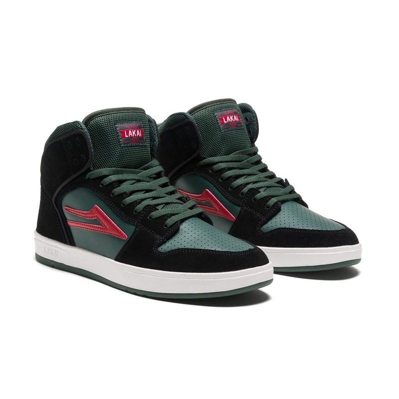 LAKAI TELFORD BLACK/PINE/SUEDE 8